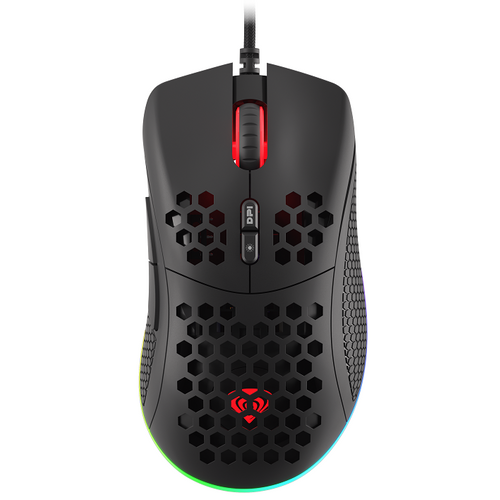 Natec NMG-1680 GENESIS KRYPTON 550, Gaming Optical Mouse 200-8000 DPI, Maximum acceleration 20 G, Huano Switches, RGB LED, 7 Programmable Buttons, USB, Black, Cable 1,8 m slika 2