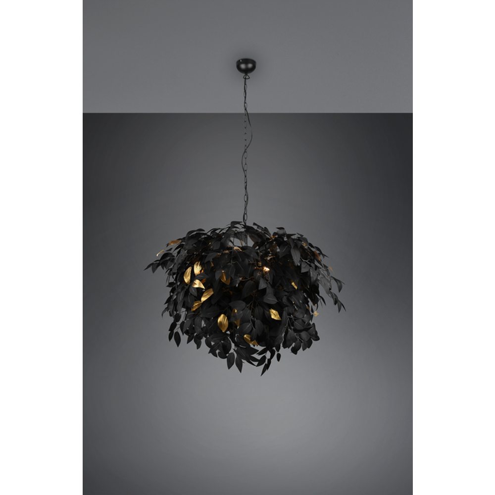 LEAVY visilica BLACK-MAT-GOLD 4XE-14 slika 3