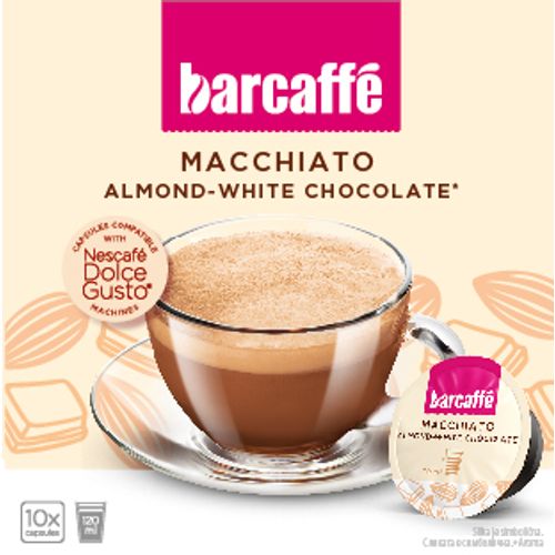 Barcaffe Macchiato Badem-Bela čokolada 140g slika 2