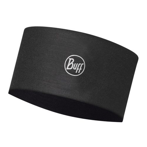 TRAKA ZA GLAVU BUFF COOLNET UV WIDE HEADBAND SOLID BLACK slika 1