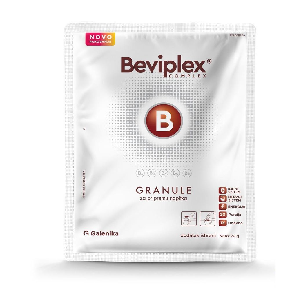 BEVIPLEX B GRANULE 70G - Vitamin B kompleks slika 1