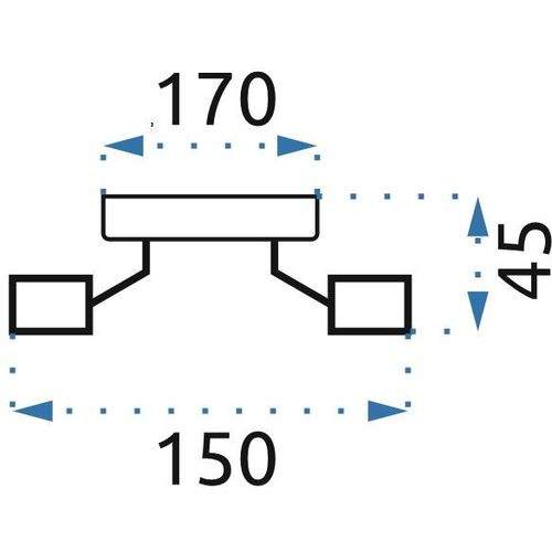 TOOLIGHT Stropna svjetiljka 6-kraka metalno zlato APP712-6C slika 11