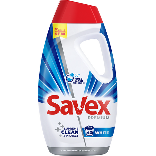 Savex tečni deterdžent za veš Premium White 1,8l slika 1