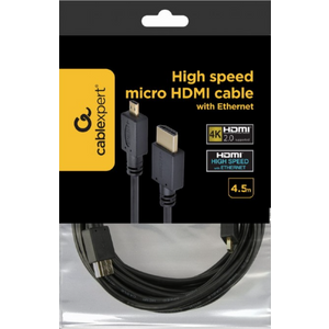 CC-HDMID-15 Gembird HDMI male to micro D-male black kabl4.5 m