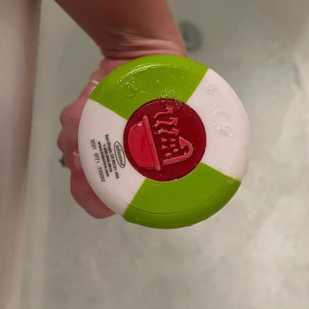 Infantino 205052 Igračka za kupanje sa termometrom Bath Duck slika 3