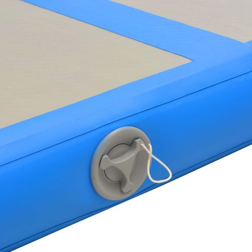 Strunjača na napuhavanje s crpkom 300 x 100 x 10 cm PVC plava slika 18