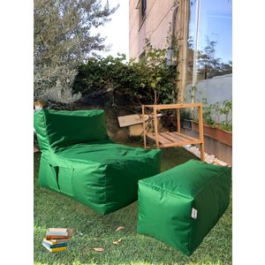 Xxl Sedir - Zeleni Set Bean Bag-a (2 Komada)
