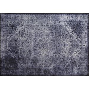 Višebojni Hodnički Tepih Blues Chenille - Sivi AL 22 (75 x 150 cm)