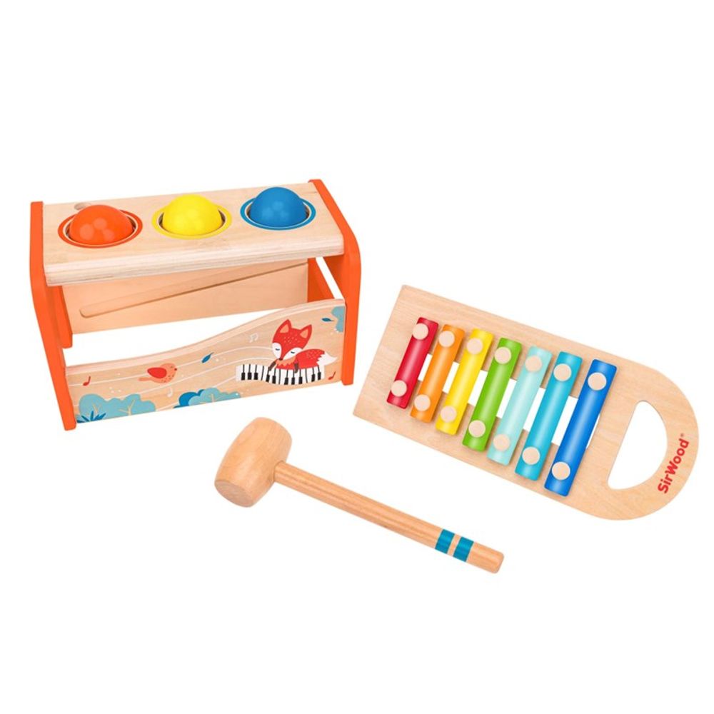 GLOBO Sir Wood Drvena klupica + ksilofon slika 2