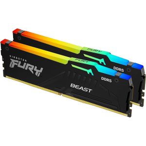 RAM DIMM DDR5 32GB (2x16) 5600 Kingston Fury Beast RGB, KKF556C36BBEAK2-32