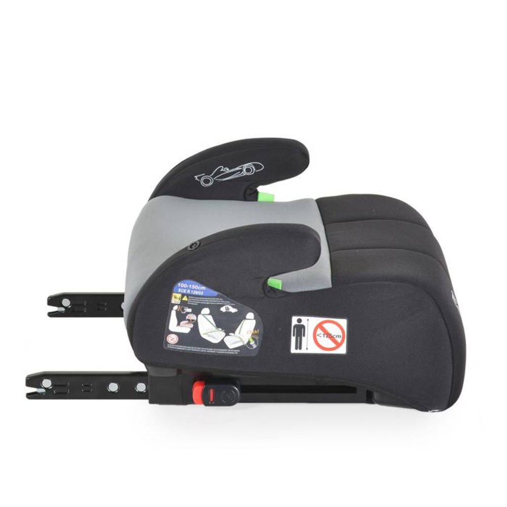 Moni Autosjedalica sa plišanom igračkom Monza 125-150cm Isofix, Grey slika 4