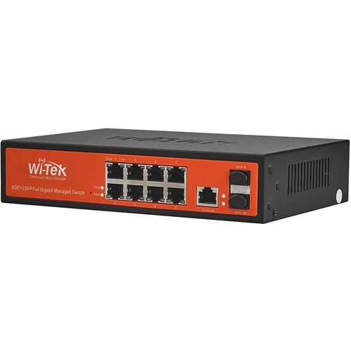 Wi-Tek WI-MS310GF 8GE+2SFP Ports L2 Managed Switch slika 4