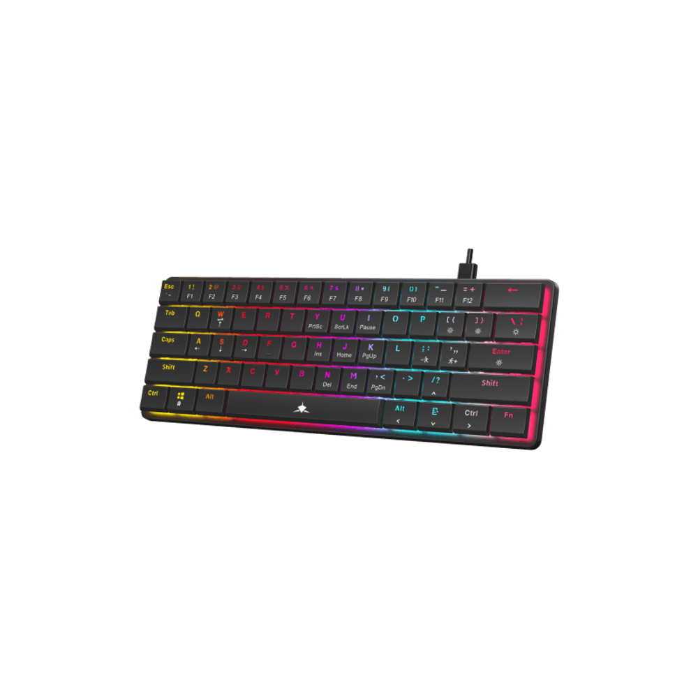 WHITE SHARK Tastatura GK-006121 NAGAMAKI / Crna, mehanička, US-Plavi prekidači slika 4