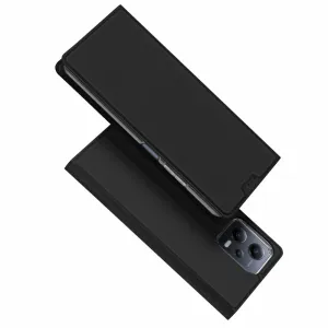 DUX DUCIS Skin Pro – preklopna torbica za Xiaomi Redmi Note 12 5G crna