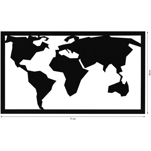 Wallity Ukrasna LED rasvjeta, World Map 2 - Green slika 10