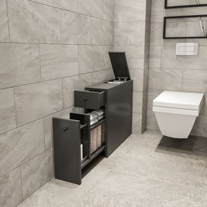 Calencia - Anthracite Anthracite Bathroom Cabinet