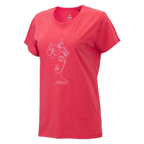 GRAPHIC CURVY FIT T-shirt - ROZE slika 2