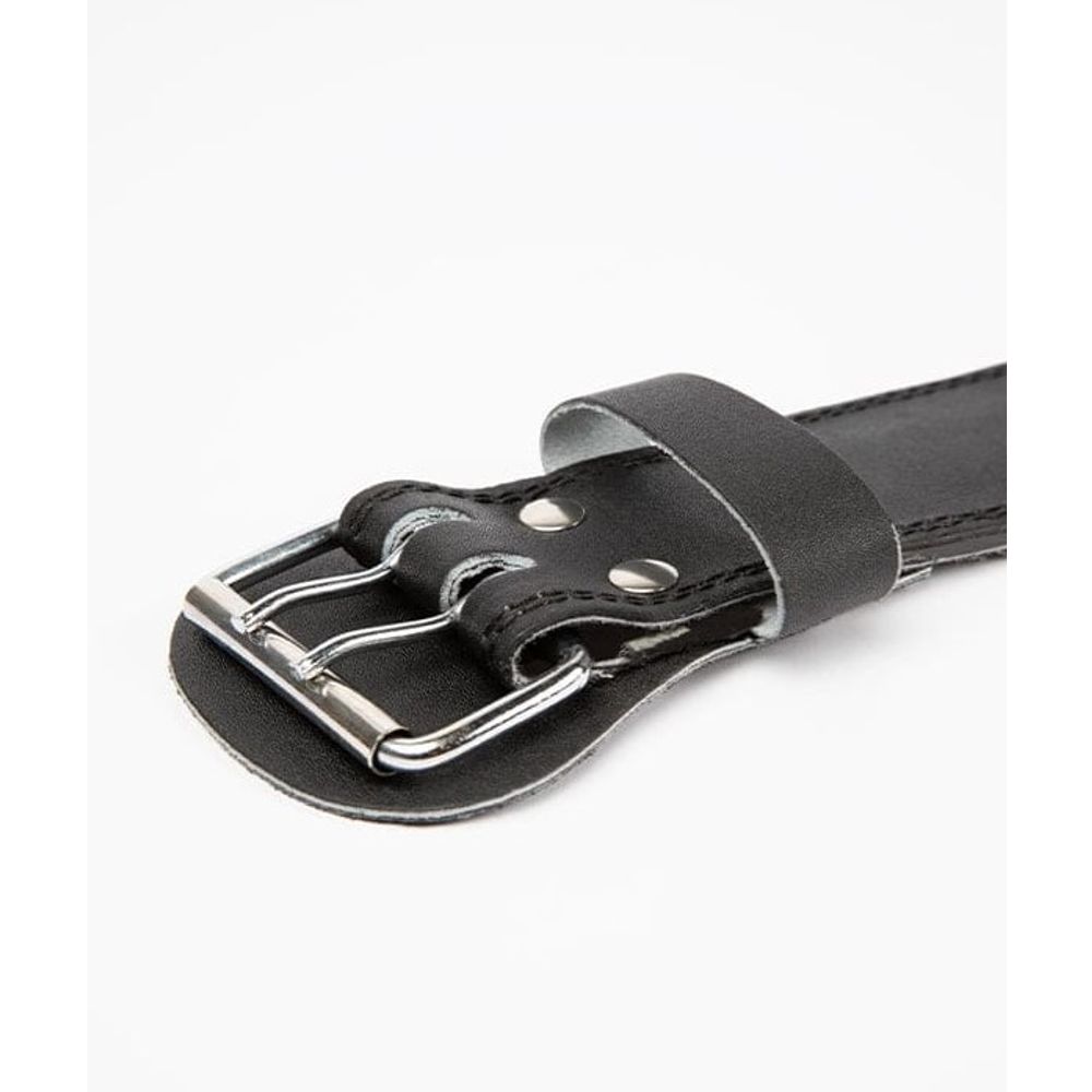 Gorilla Wear Kožni pojas za dizanje tegova 10cm, Crno/Crveni slika 4