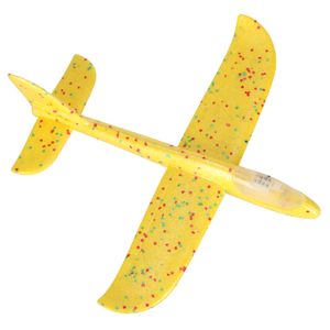 Avion od stiropora 48x47cm s LED diodama žuti