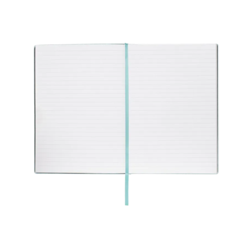 Hugo Boss notes A5 Holographic Flower HNH623ML, svijetlo plavi slika 4