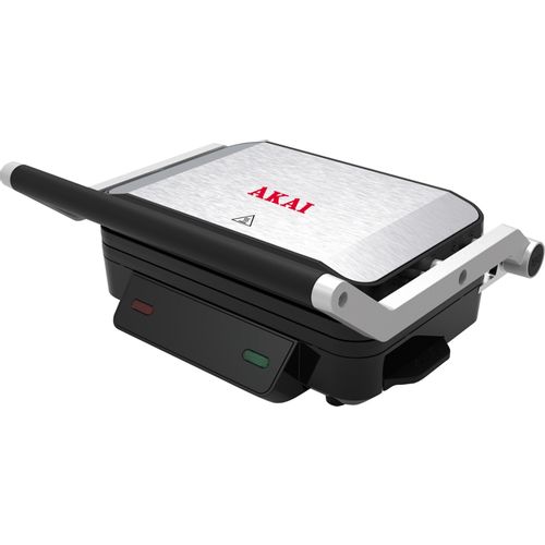 AKAI toster, 1200W, panini maker, boja čelik APA-356 slika 2