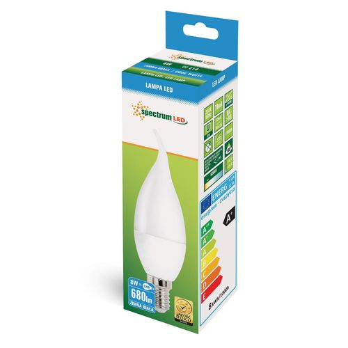 TOOLIGHT LED hladna žarulja E-14 230V 8W Dekorativna 14226 slika 4