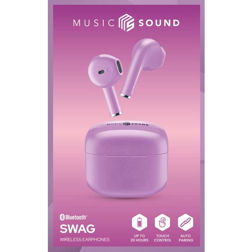 Cellularline Music Sound bluetooth slušalice TWS Swag violet slika 2