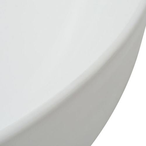 Umivaonik Okrugli Keramički Bijeli 41,5x13,5 cm slika 9