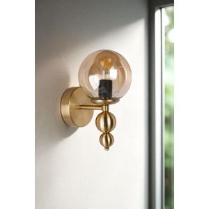 Opviq Zidna lampa 830, med, zlatna