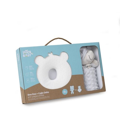 Interbaby jastuka + tješilica Teddy grey  slika 1