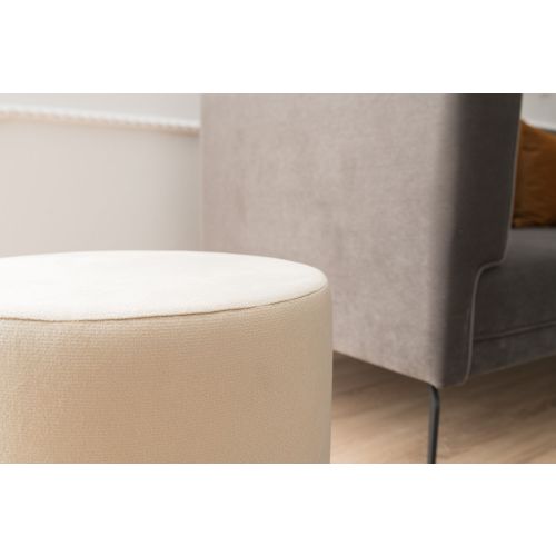 Atelier Del Sofa Tabure, Krem, Octo - Cream slika 3