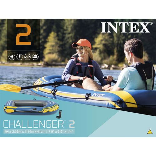 Intex Challenger 2 Čamac na napuhavanje sa veslima i pumpom 68367NP slika 11