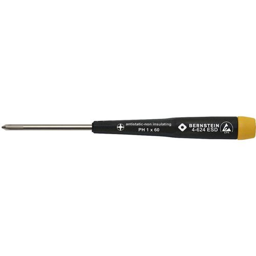 Bernstein Tools  4-624 esd odvijač s križnim prorezom PH 1 Duljina oštrice: 80 mm slika 1