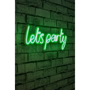 Wallity Ukrasna plastična LED rasvjeta, Lets Party - Green