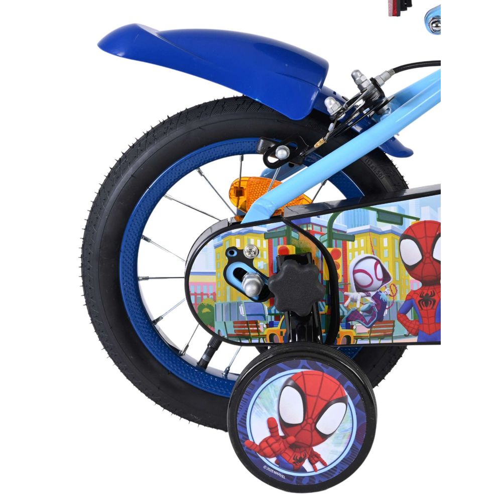 Volare dječji bicikl Spidey 12″ plave boje sa dvije ručne kočnice slika 2