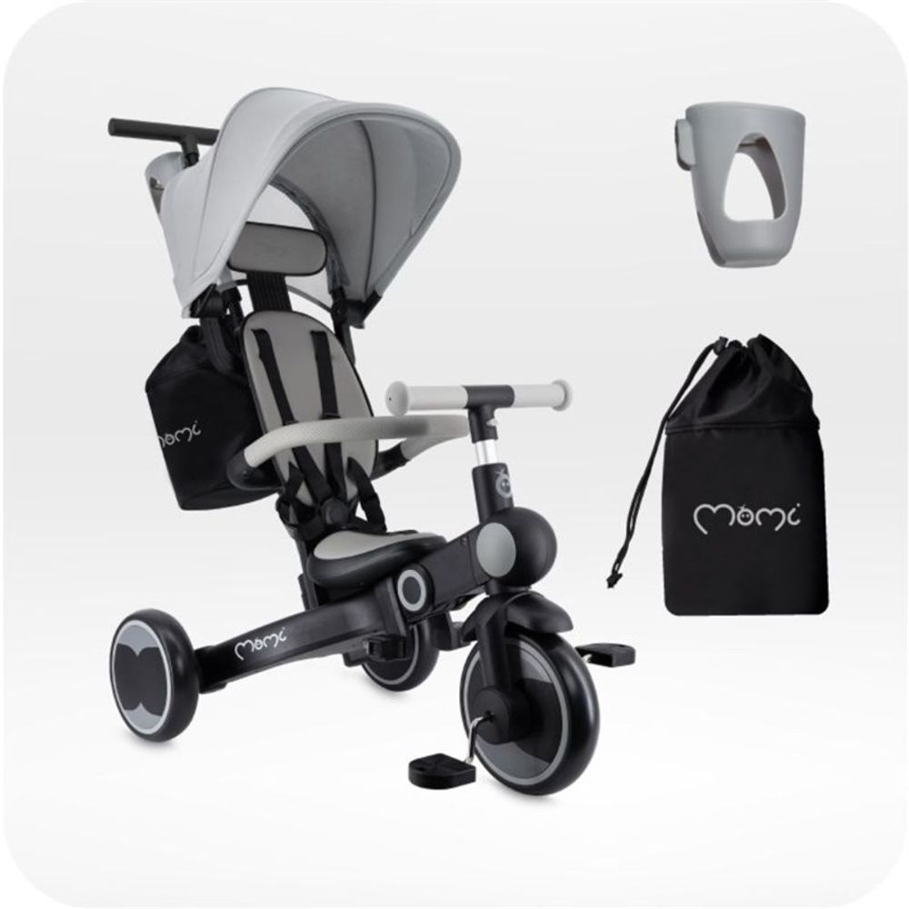 Momi Sklopivi tricikl Solivia 4U1, Grey slika 15