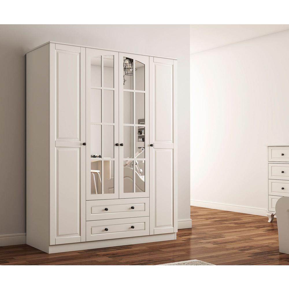 Mladenački set namještaja Rb-014, Mat Bijela slika 2