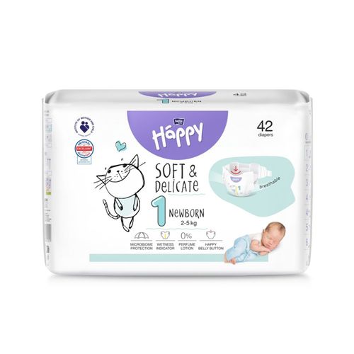 Bella Baby Happy pelene Newborn veličina 1, 42 komada slika 1