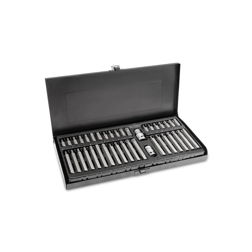 Högert Set bitova kratki/dugi torx/inbus/XZN, 40-dijelni, u metalnoj kutiji, CrV slika 1