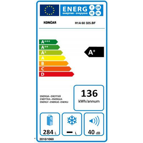 Končar hladnjak H1A 60 325.BF slika 3