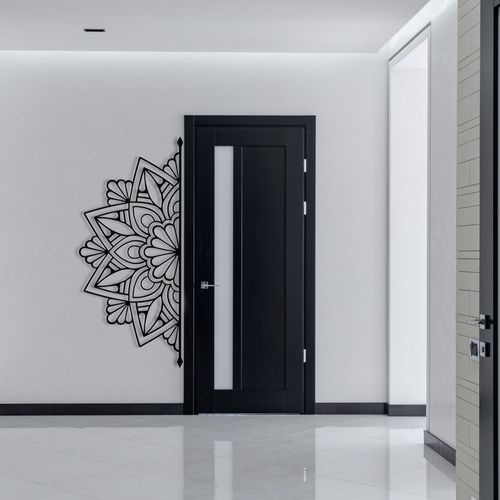 Guzeste Black Decorative Metal Wall Accessory slika 3