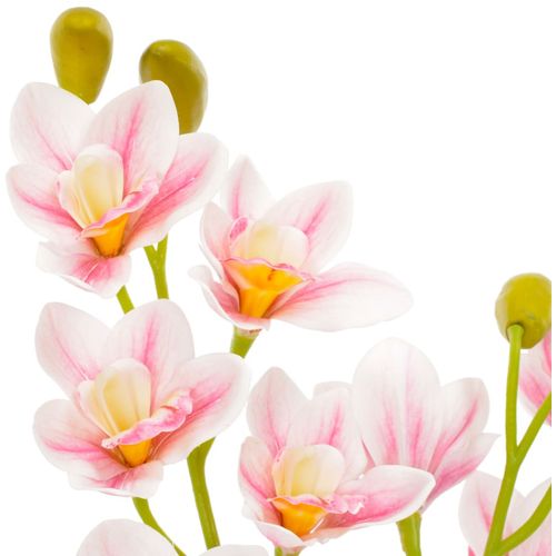 Umjetna orhideja s posudom ružičasta 90 cm slika 8