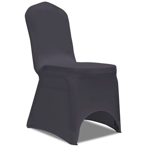 Rastezljive navlake za stolice 6 kom Antracit boja slika 23