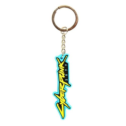 Cyberpunk 2077 Logo PVC Keychain Multicolor slika 1