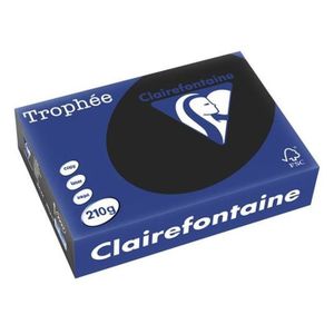 Clairefontaine papir Trophee crna boja A4/210gr 1/250