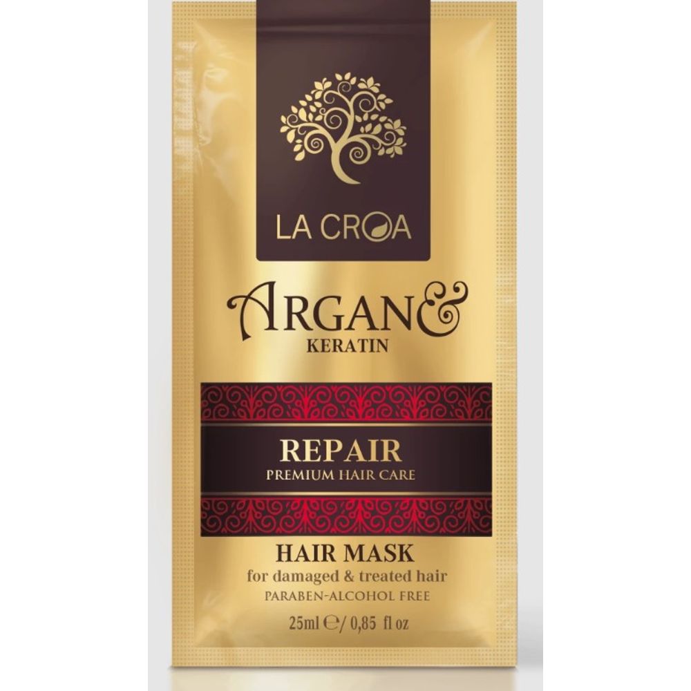 La Croa Argan repair maska za kosu 25ml slika 1