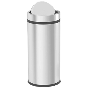 ZILAN Kanta za smeće sa rotirajućim poklopcem, 11 lit., INOX 