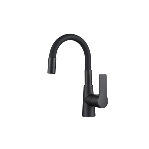 Inter Ceramic slavina za umivaonik alisado + set za ugradnju zinc/mesing mat crna