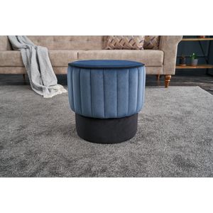 Rose Puf - Blue Blue Pouffe