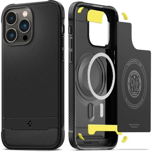 Spigen - Rugged Armor Mag Safe - iPhone 14 Pro - crna slika 1